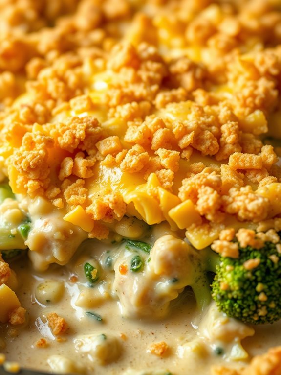 cheesy broccoli chicken casserole
