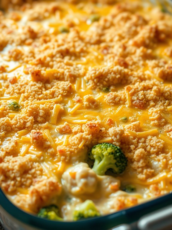 cheesy broccoli chicken casserole