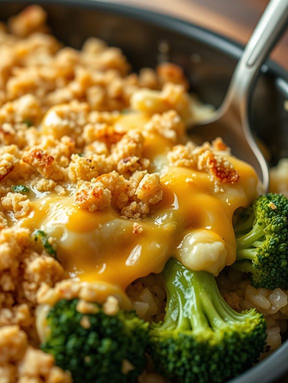 cheesy broccoli rice casserole