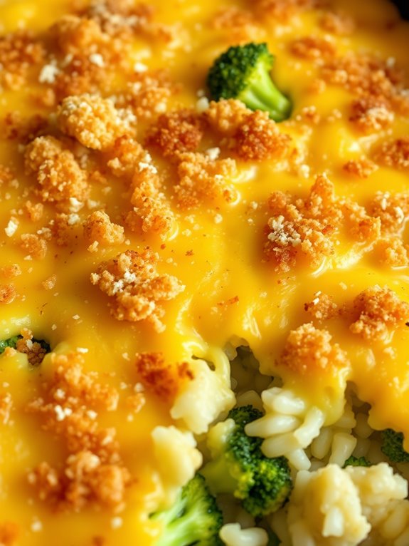 cheesy broccoli rice casserole