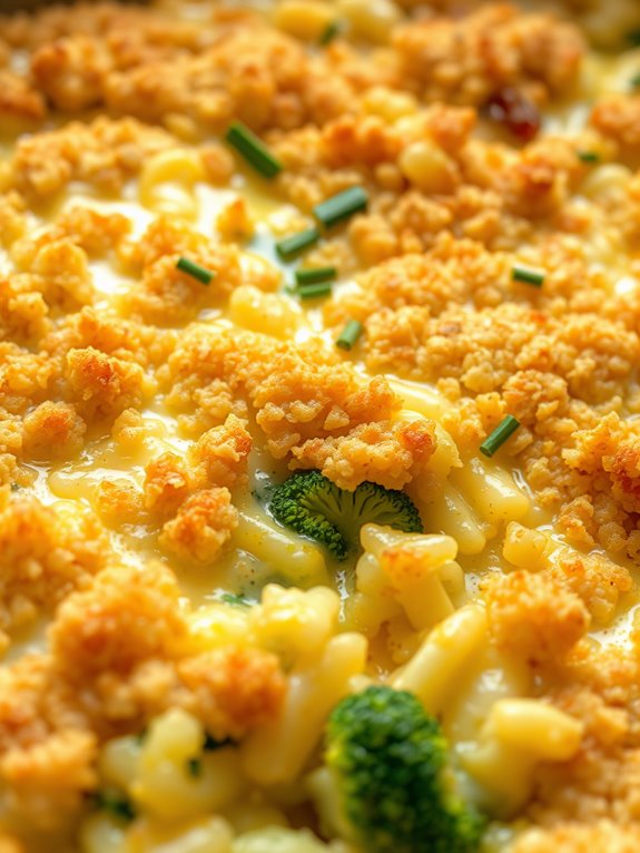 cheesy broccoli rice dish
