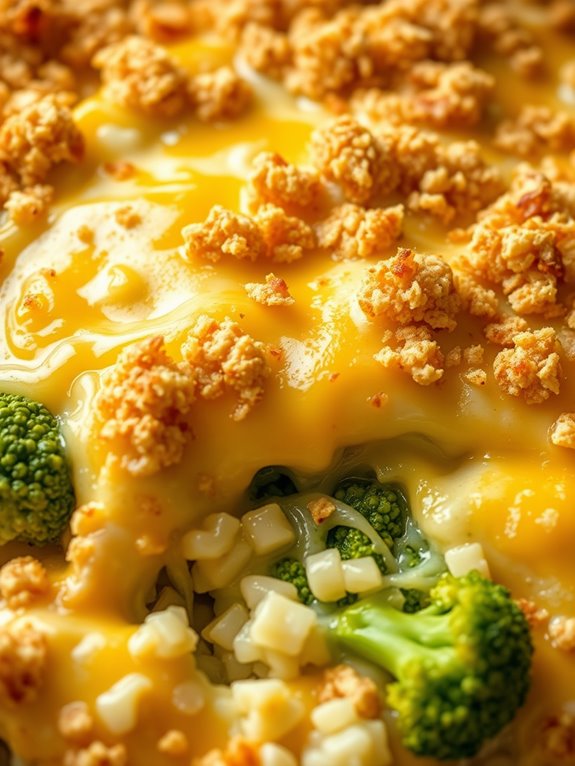 cheesy broccoli rice dish