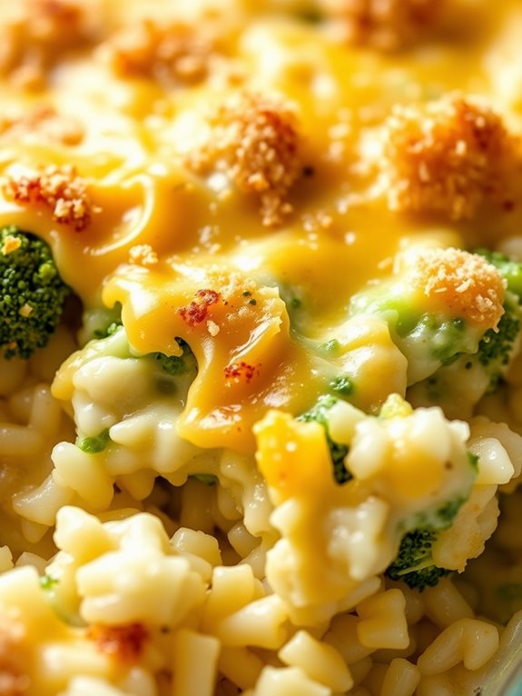 cheesy broccoli rice dish