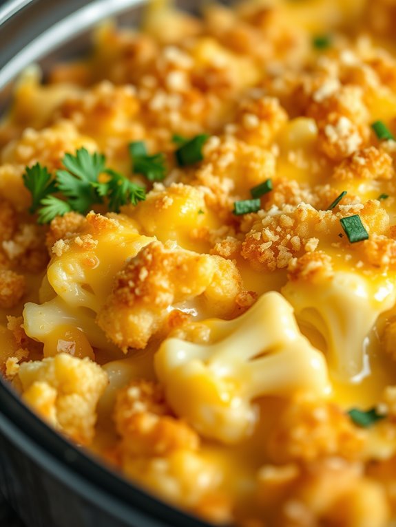 cheesy cauliflower casserole recipe
