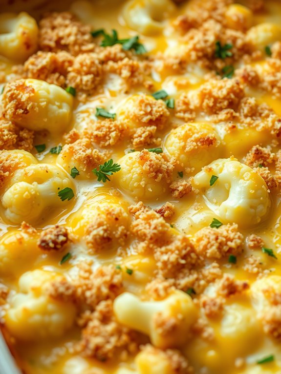 cheesy cauliflower casserole recipe
