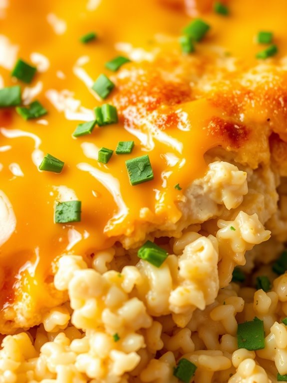 cheesy chicken and rice