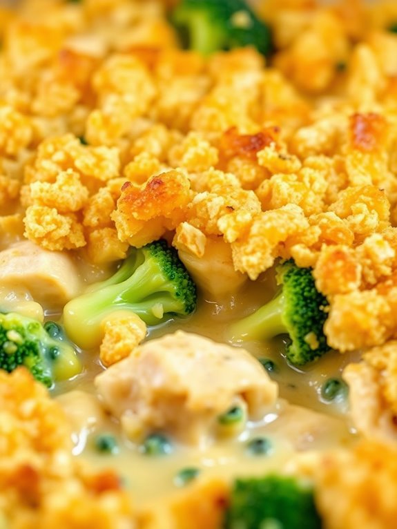 cheesy chicken broccoli bake