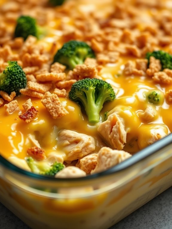 cheesy chicken broccoli casserole