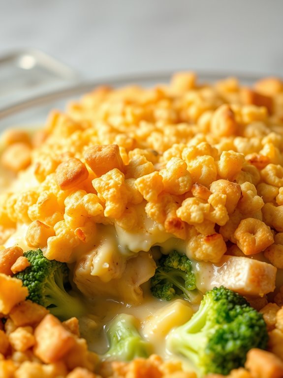 cheesy chicken broccoli casserole