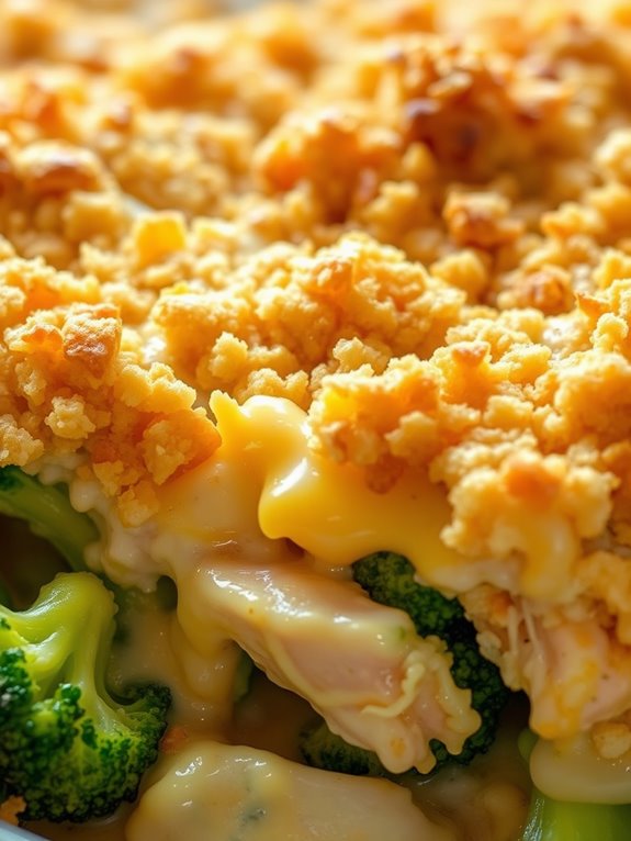 cheesy chicken broccoli casserole