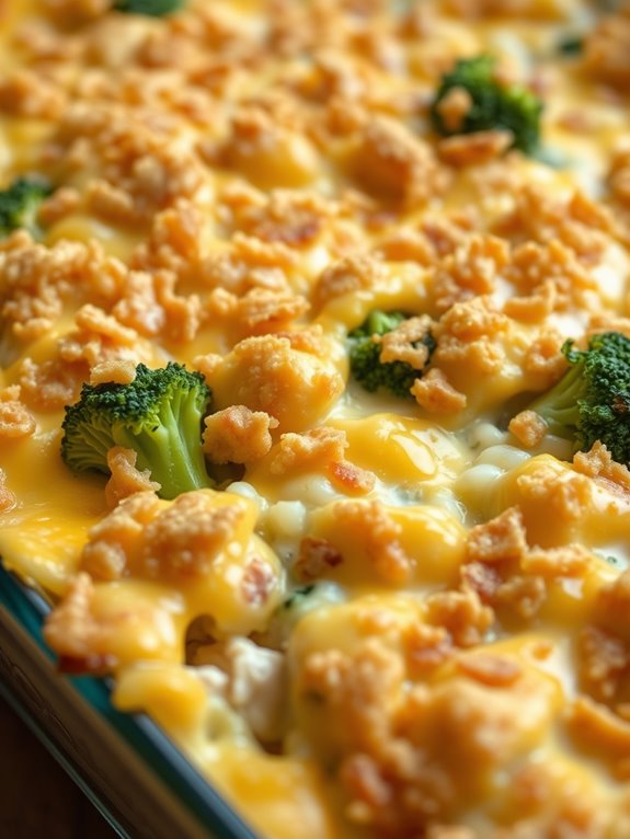 cheesy chicken broccoli casserole