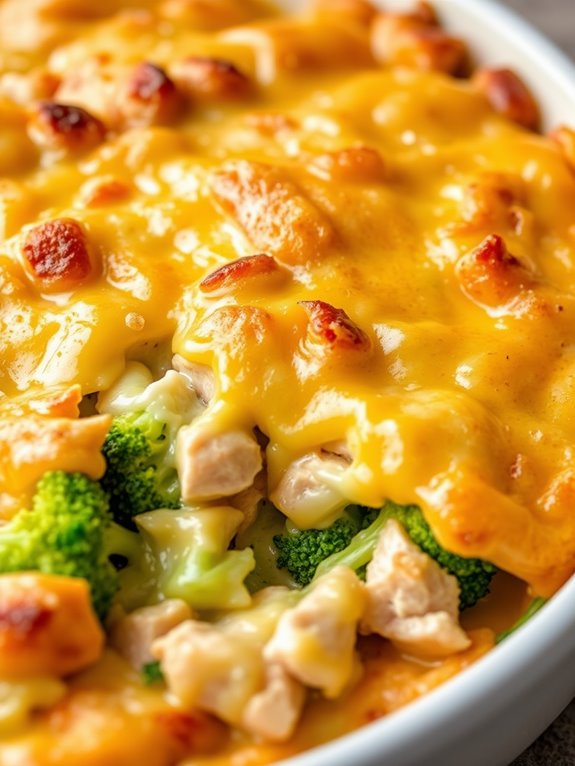cheesy chicken broccoli casserole