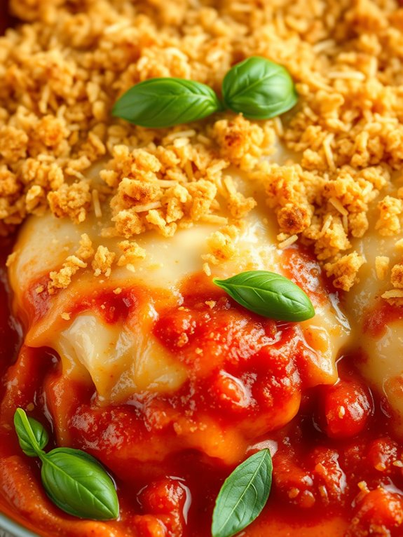 cheesy chicken pasta bake