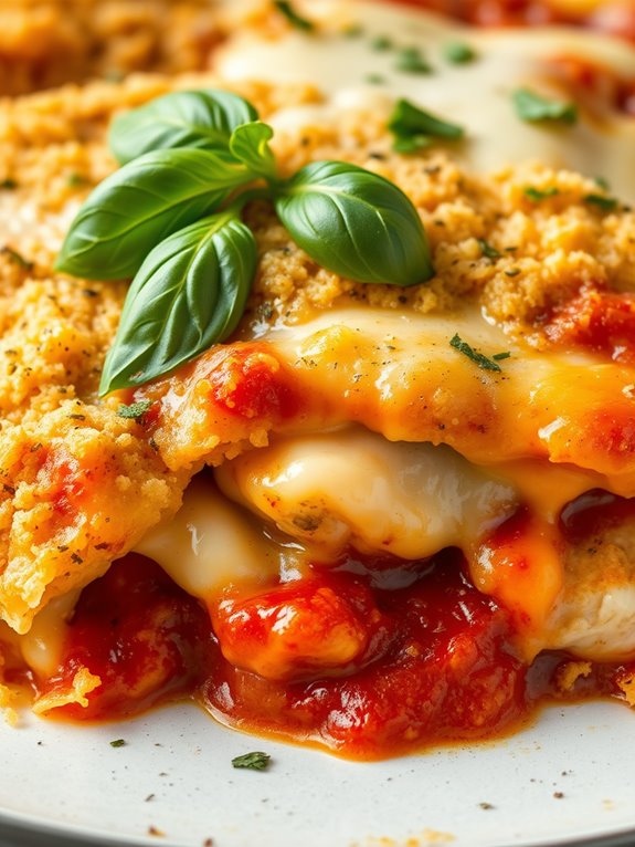 cheesy chicken pasta bake