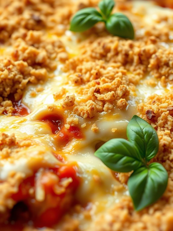 cheesy chicken pasta bake