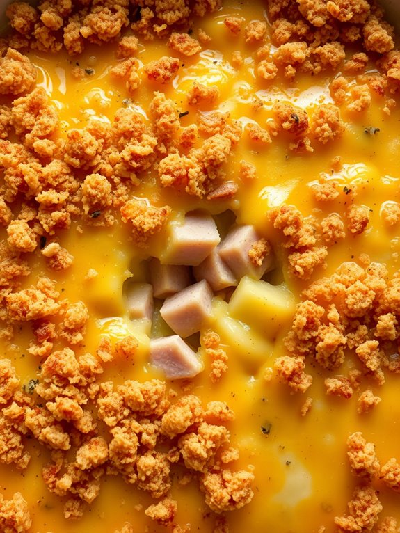 cheesy ham potato casserole