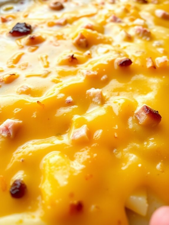 cheesy ham potato dish