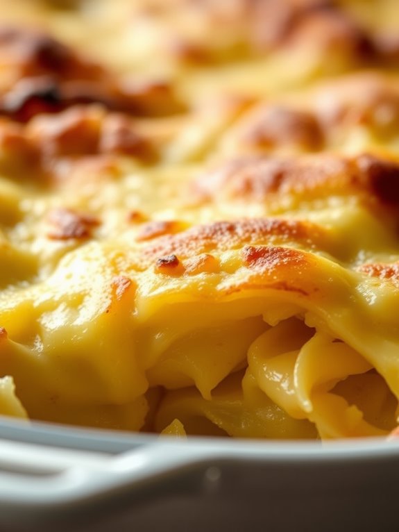 cheesy layered potato dish