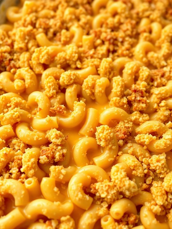 cheesy pasta baked dish