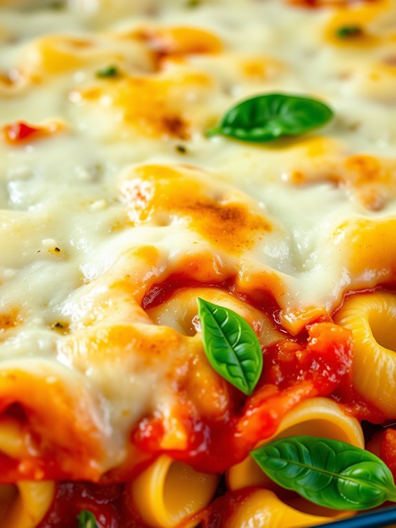 cheesy pasta dish bake