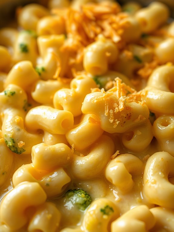 cheesy pasta with vegetables