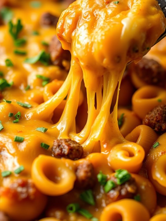 cheesy pumpkin sausage casserole
