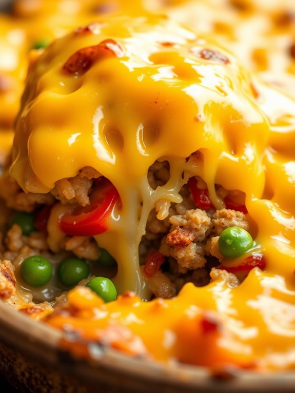 cheesy turkey rice casserole