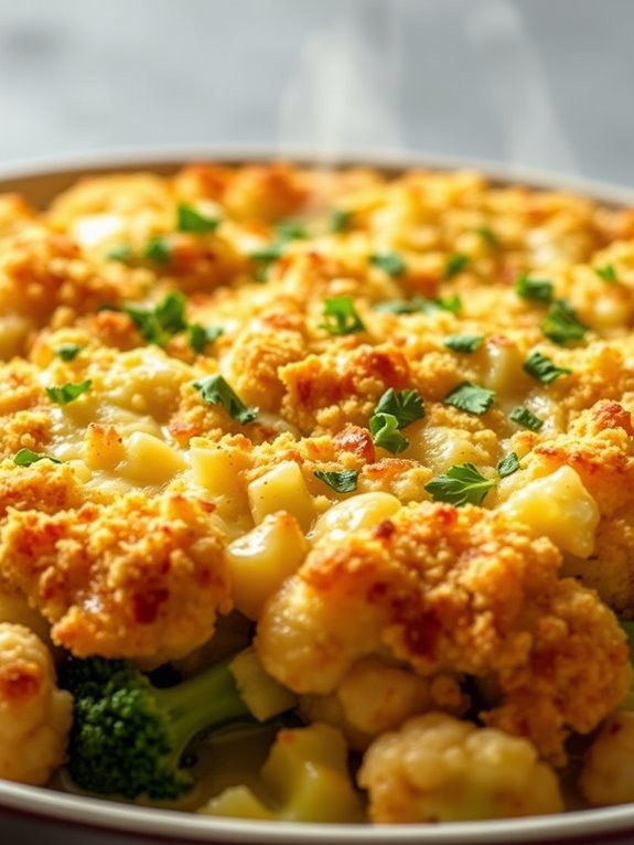 cheesy vegetable bake recipe