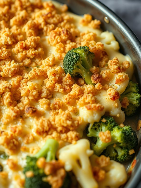 cheesy vegetable casserole bake