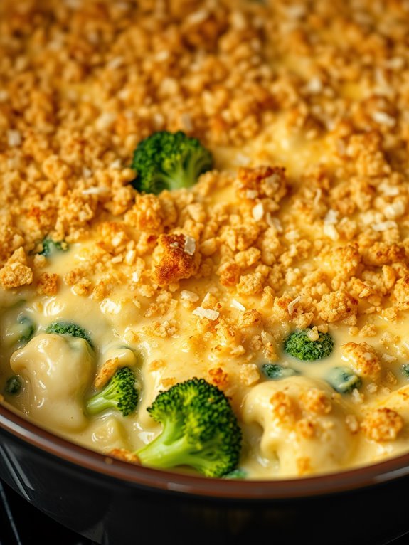 cheesy vegetable casserole dish