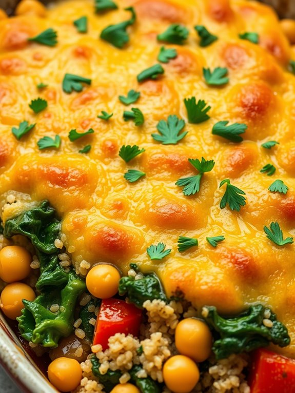 chickpea kale bake recipe