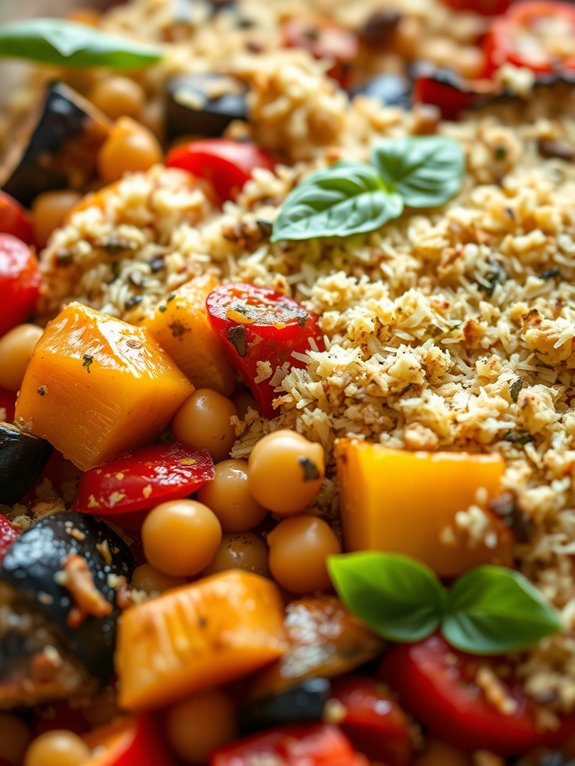 chickpea ratatouille bake recipe