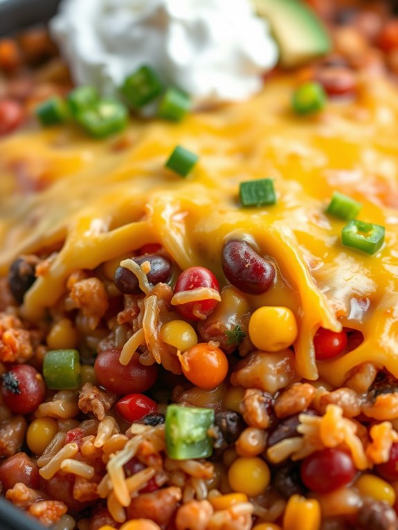 chili and rice casserole