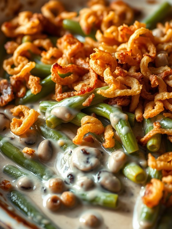 classic casserole with green beans