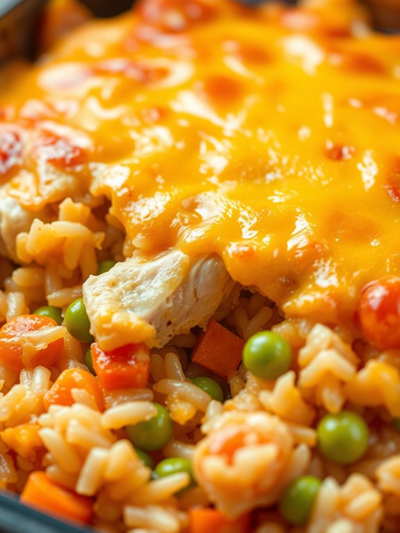 comforting casserole with chicken