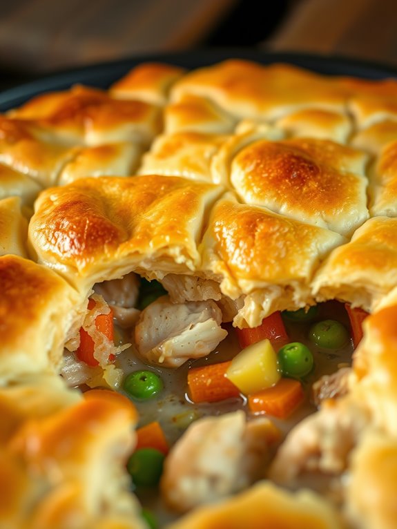 comforting chicken pot pie