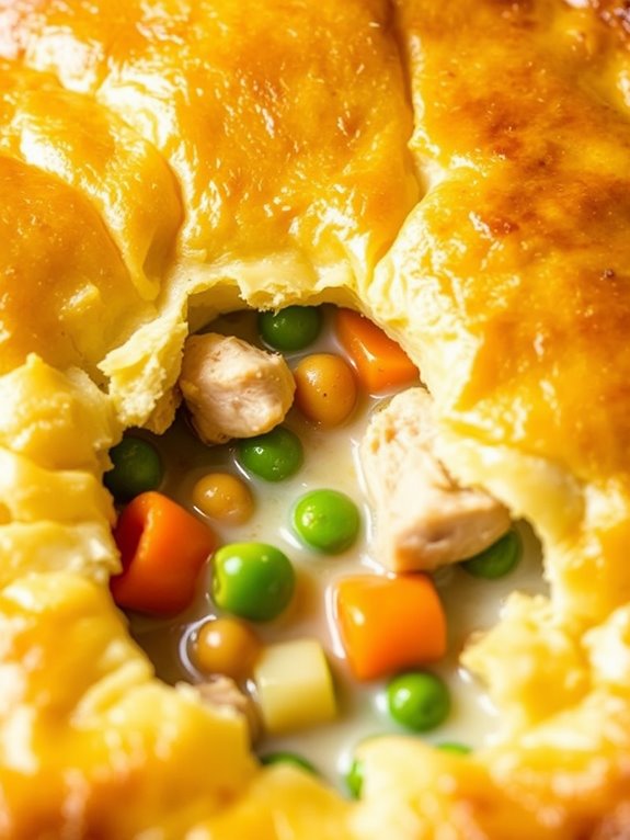 comforting chicken pot pie