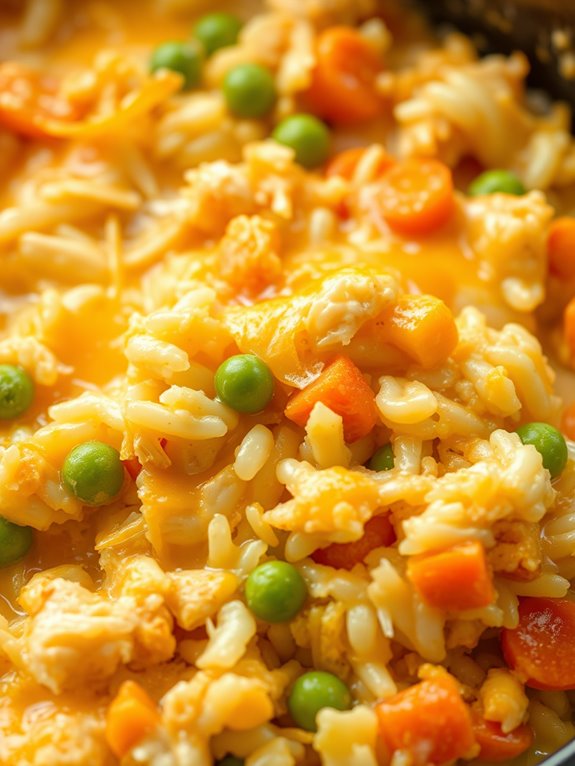 comforting chicken rice dish