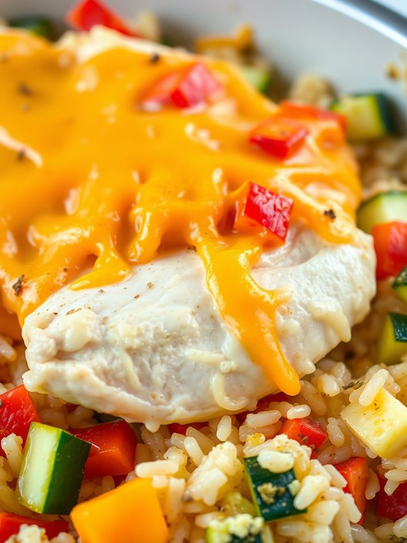 comforting chicken rice dish