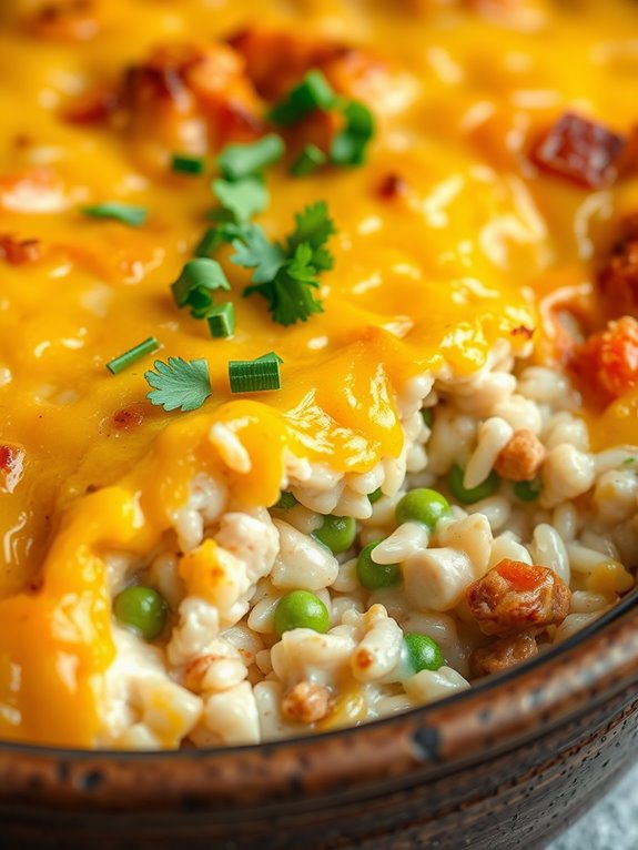 comforting chicken rice dish