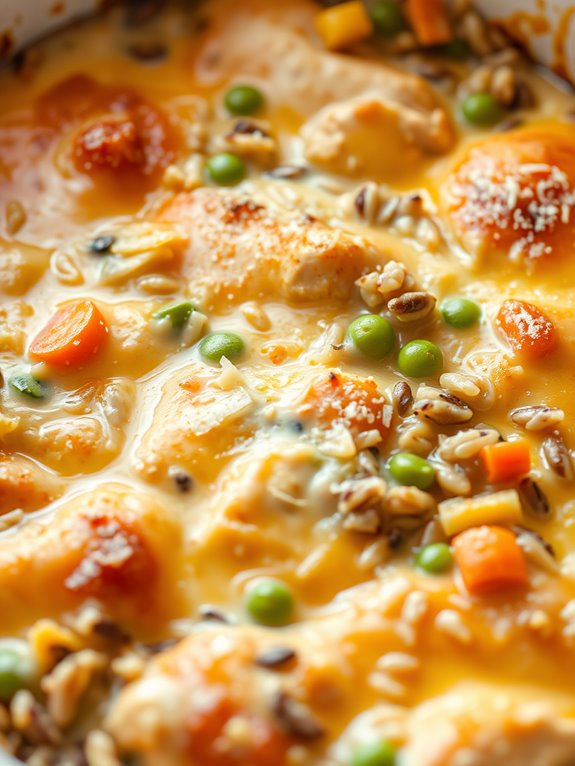 comforting chicken rice dish