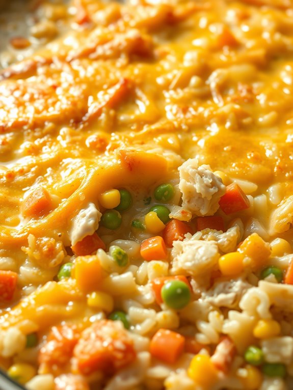 comforting chicken rice dish