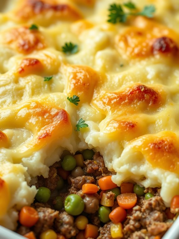 comforting meat and potatoes