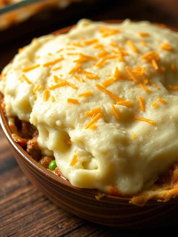 comforting meat and potatoes