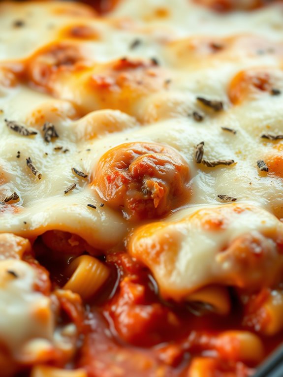 comforting soup and casserole