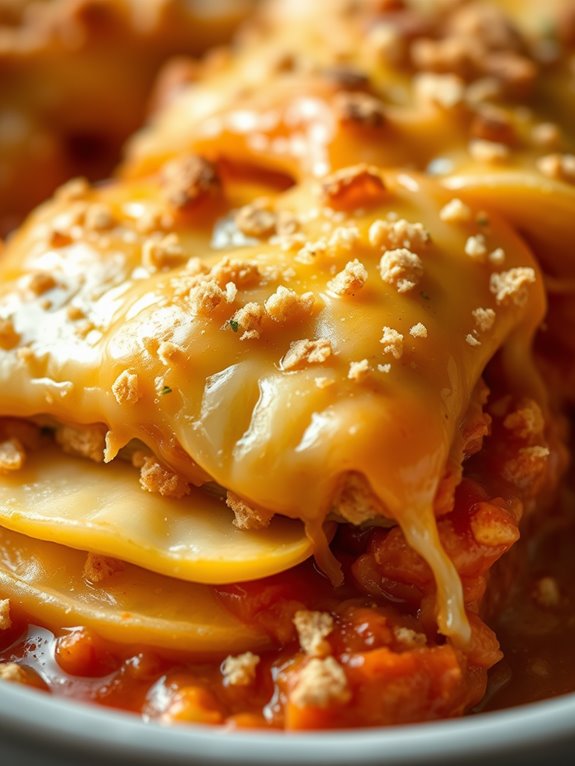 comforting tomato cheddar bake