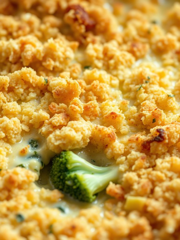 creamy broccoli cheese bake