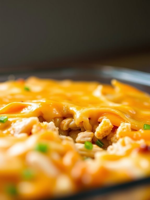 creamy buffalo chicken bake