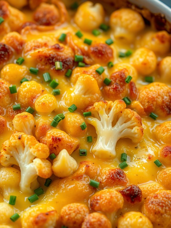 creamy cauliflower pasta dish