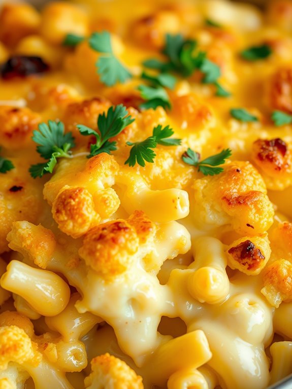 creamy cauliflower pasta dish